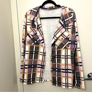 **NWOT** Plaid Shacket